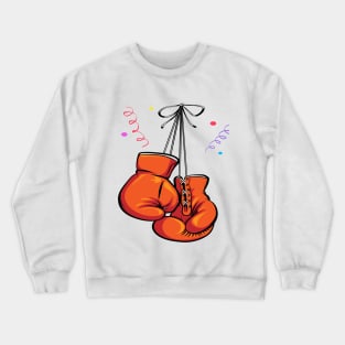 gloves boxing desigb for boxing day Crewneck Sweatshirt